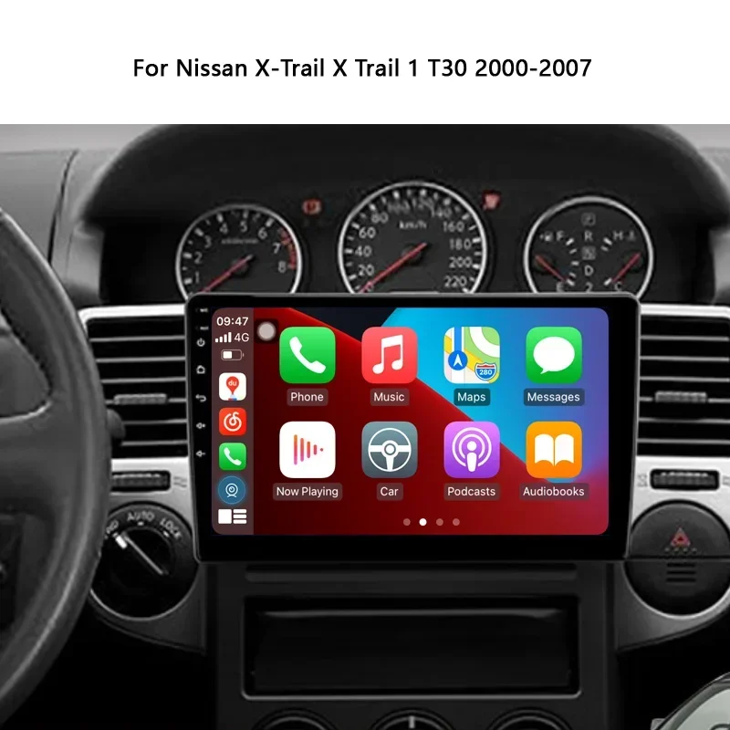 Idoing 10 2-дюймовый автомобильный стерео головное устройство 2K для Nissan X-Trail X Trail 1 T30