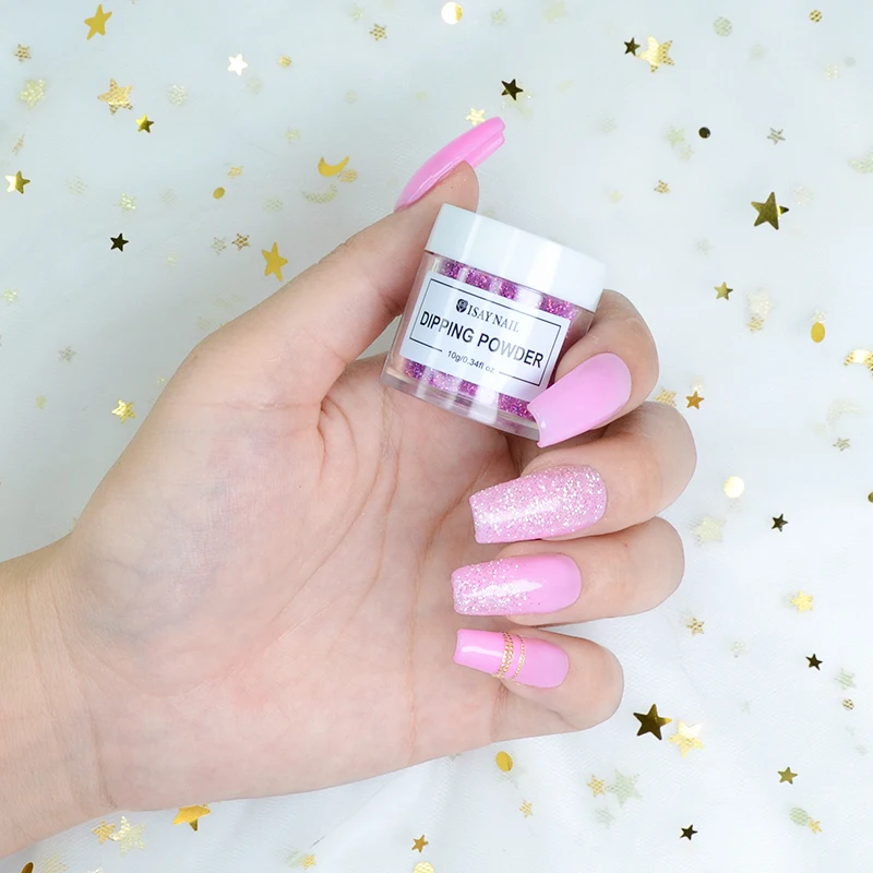 ISAYBEAUTY пудра для ногтей стартовый набор 1 шт. просто нанесите на ногти сильнее и