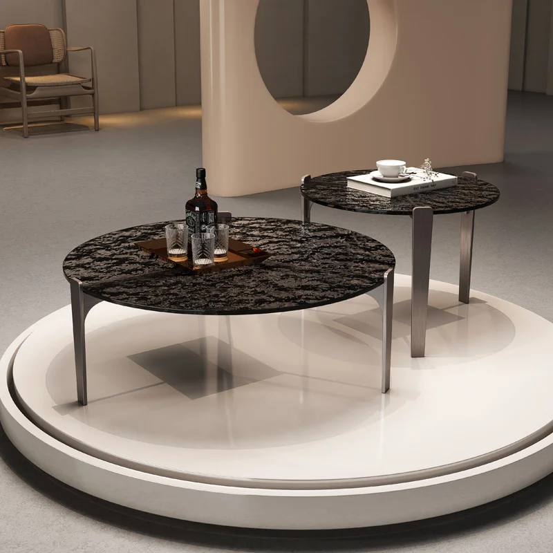 

Modern Nordic Coffee Table Round Bedroom Sofa Side Table Waterproof Coffee Table Unique Articulos Parael Hogar Home Furniture