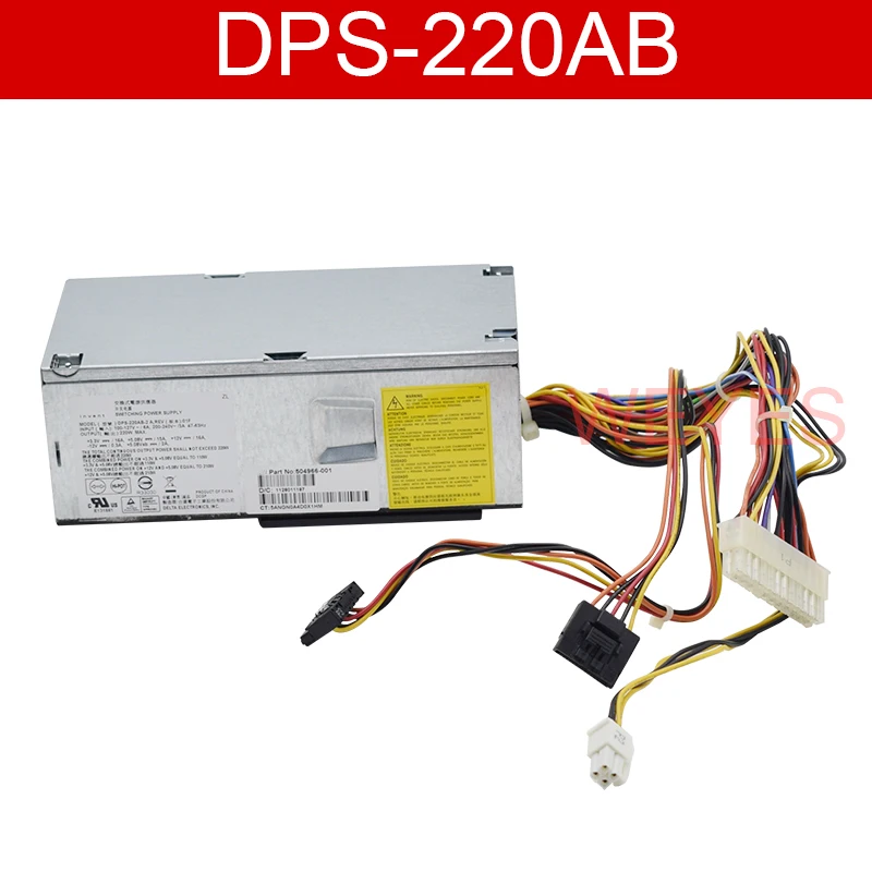 Оригинальный блок питания для s5000 DPS-220AB TFX 0220D5WA 220W 504965-001 504966-001