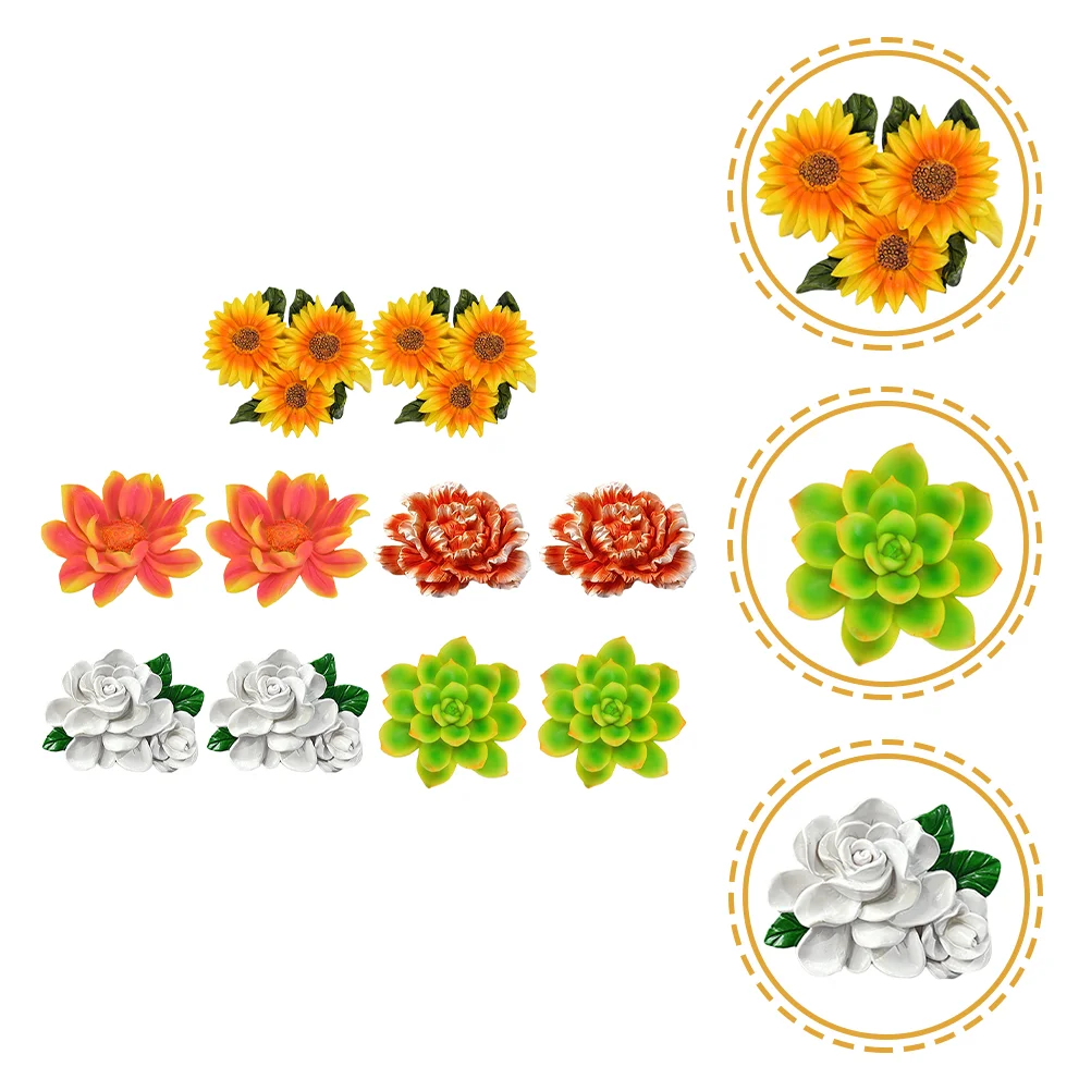 

10 шт. магнит на холодильник, искусственное растение, восхитительный магнит для шкафчика