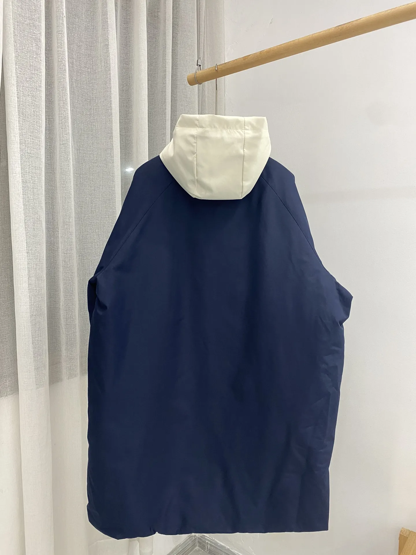 TB THOM Women's Jackets Winter Korean Fashion Brand Down Jackets Patchwork Stripes Hoodies Overcoats Thick Warm Hatajuku Coats