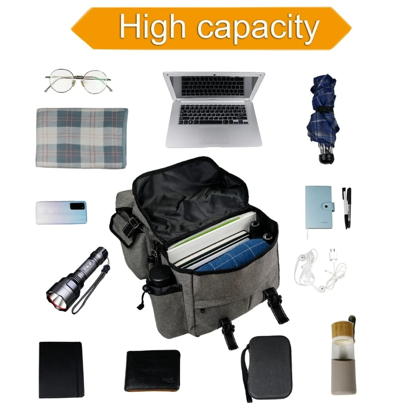 

Новая велосипедная задняя стойка и сумка Pannier, багажник для груза, двойной багажник 40 л, водонепроницаемая сумка для Велосумки Pannier