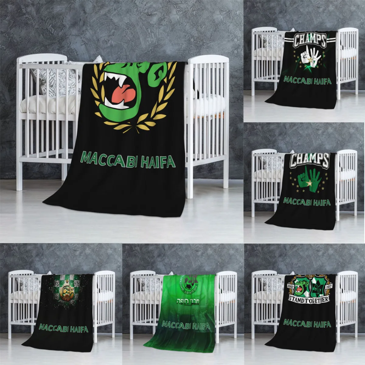 

Maccabi-Haifa Super Soft Blanket 30 "X50" Flannel for warmth and comfort
