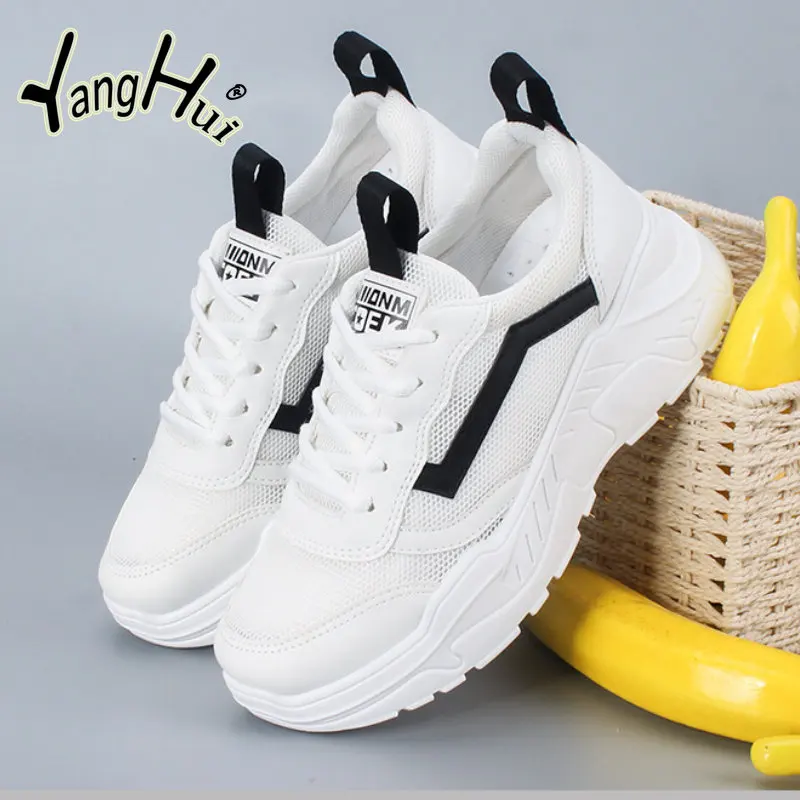 

Женские повседневные кроссовки, Новинка лета 2023, сетчатые удобные дышащие кроссовки для занятий спортом на открытом воздухе, фитнеса, устой...