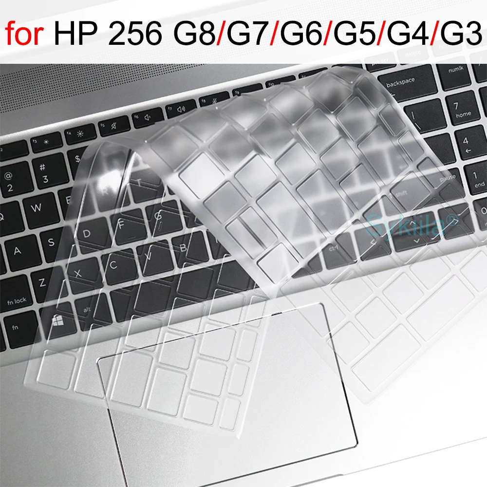 

Чехол для клавиатуры для HP 256 G8 256 G7 G6 G5 G4 G3, незаменимый силиконовый защитный чехол для ноутбука и ПК, искусственная кожа 15,6