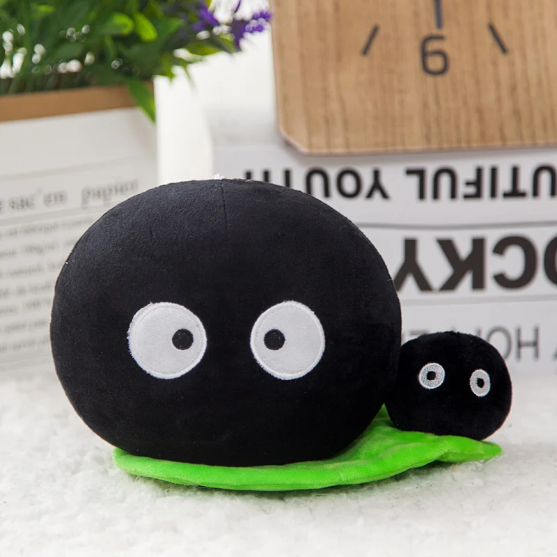 Фото Новая плюшевая игрушка Totoro, 20 см, 30 см, маленький размер, японская аниме-фигурка Susuwatari, плюшевая кукла Тоторо, детские игрушки, подарок на ден... №3