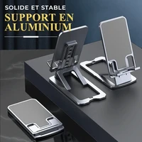 Desktop Phone Tablet Holder Metal ABS Table Cell Foldable Extend Support Mobile Stand Rack For iPhone iPad Adjustable