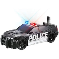 simulation police car toy pursuit rescue vehical model with sound and light best gift for kids boys and girls