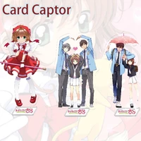 card captor anime figure 16cm acrylic stand model li syaoran cerberus kinomoto touya exquisite desktop ornaments collection toy