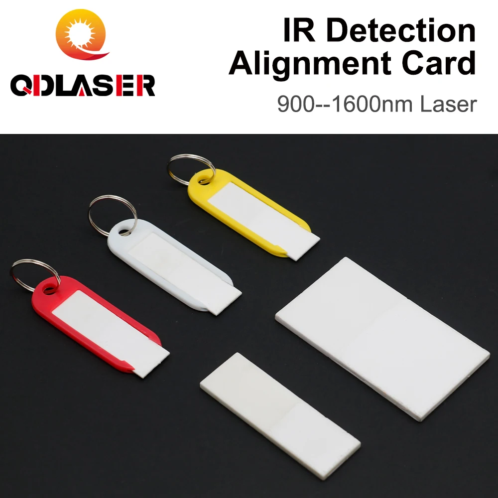 

QDLASER IR Detection Alignment Card 900-1600nm Fiber Calibrator Ceramic Plate Infrared Dimmer Visualizer for Some Laser Machine