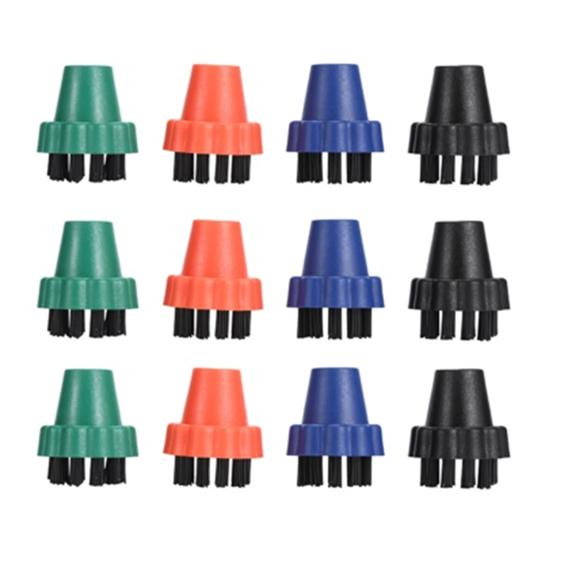 

12Pcs Round Brushes Cleaning Brush For Karcher SV7 SV1802 SV1902 2.860-231.0 Steam Cleaner Home Appliances Accessories