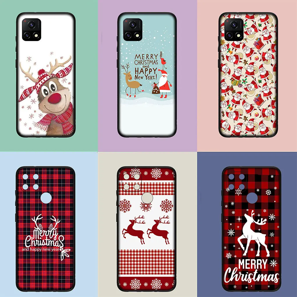 Чехол Merry Christmas Tree Deer Santa Claus Snow Snowman для Huawei Nova 3i 3 5t 2i 2 4E 7 SE Mate 10 20 P20 P30 Pro P10 Lite