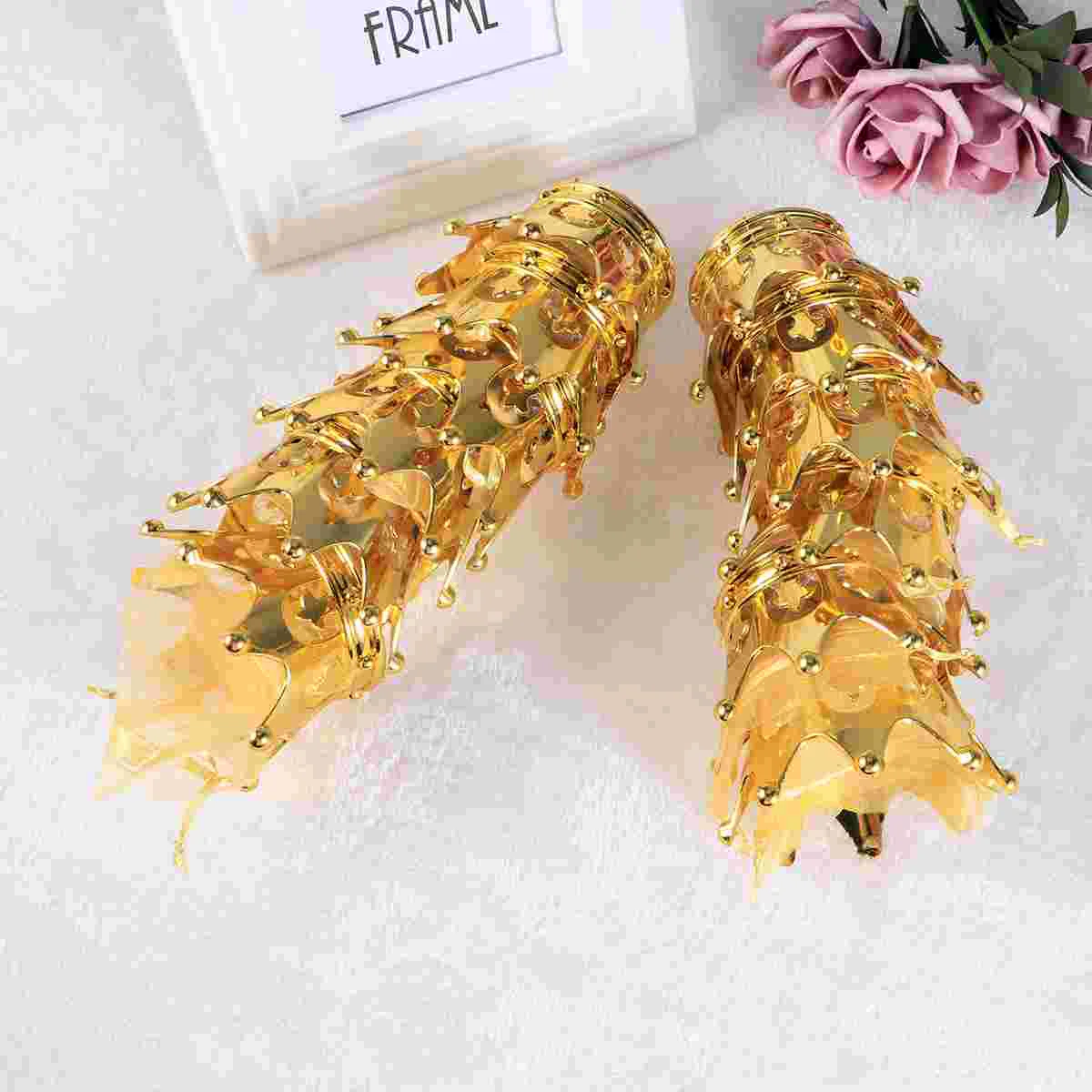 

12 Pcs Boss Baby Birthday Decorations Candy Bags Treat Princess Theme Party Favors Goodie Fillable Gold Crown Pouch
