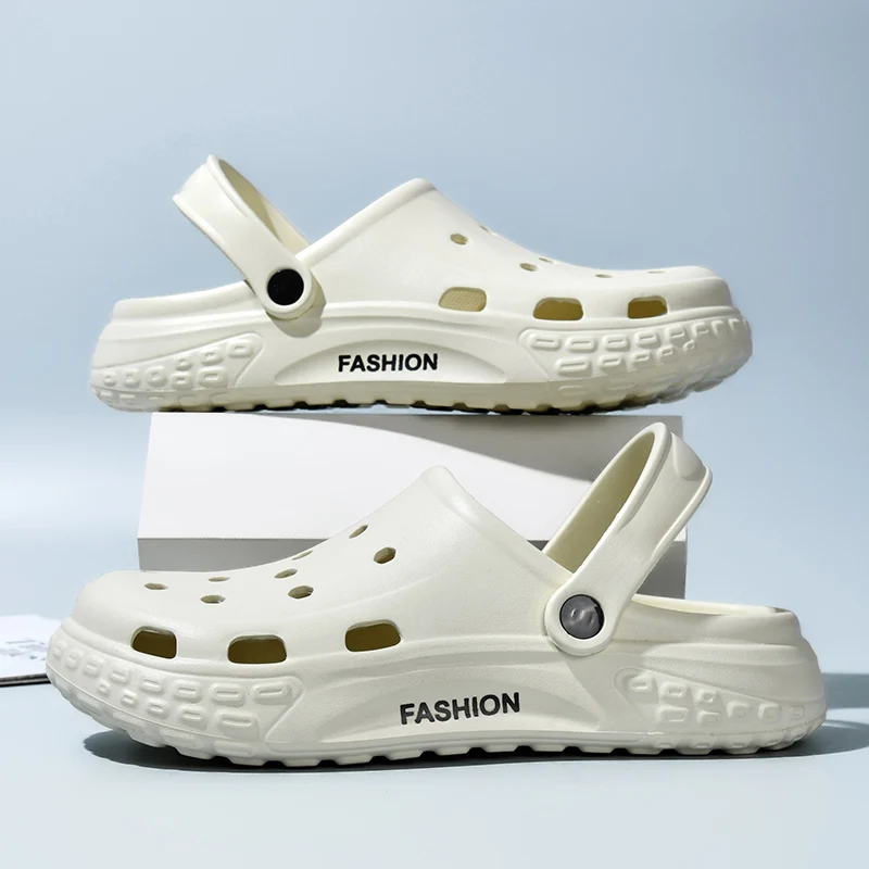 Сандалии мужские легкие в клетку Спортивная пляжная обувь шлепанцы 2 предмета