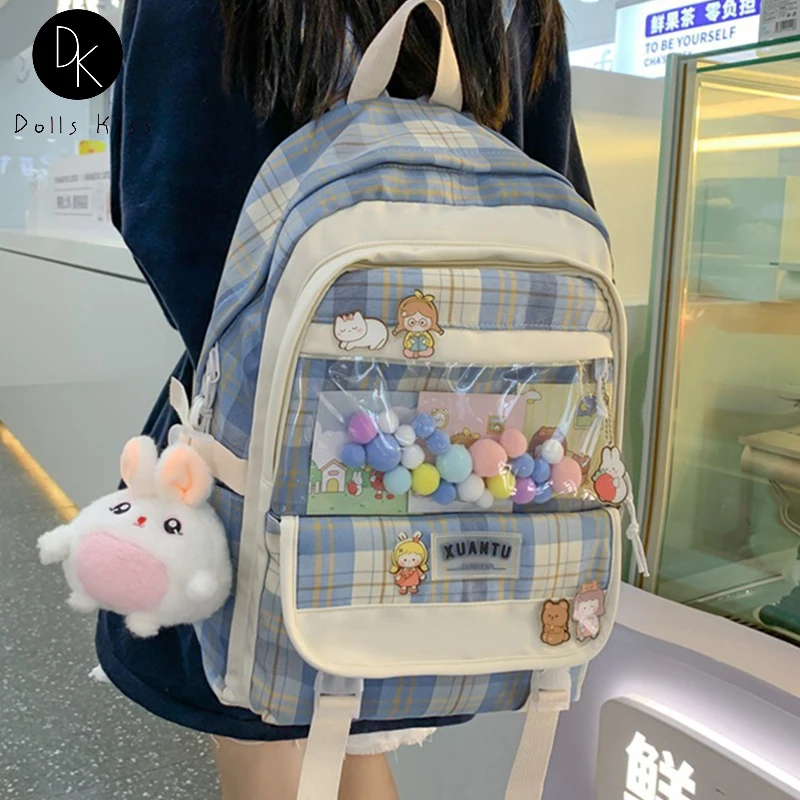 

Cute Women Large Capacity Backpack Waterproof Nylon Female Schoolbag Kawaii Harajuku Girl Book Bag Lady Laptop Travel Bag
