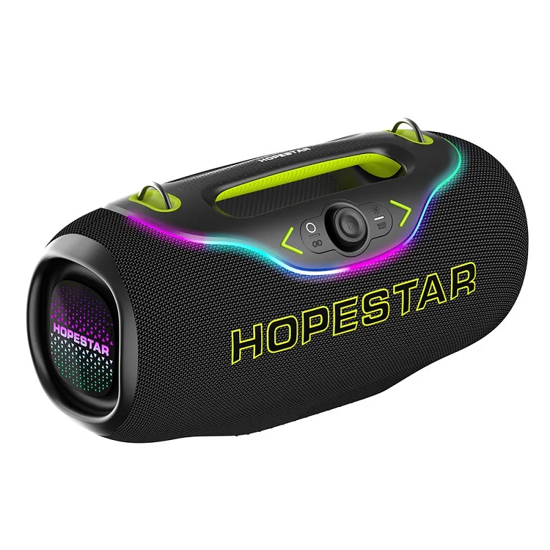 Фото Портативная колонка Hopestar A6club High Power 200W с защитой от воды IPX5, перезаряжаемая, для дома и улицы №1