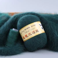 5020glot best selling long hair mink yarn knitting yarn long hair mink wool 16s 2 coarse hand knitted rabbit wool balls