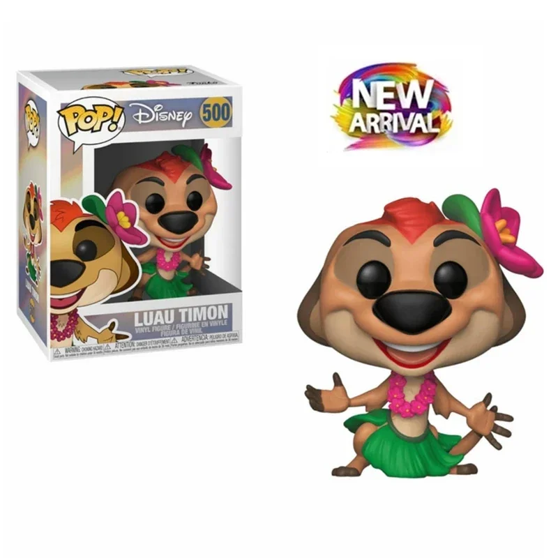 Новинка 2024 Funko POP Disney Rafiki с симбой #301 Luau Timon #500 виниловые фигурки героев Brinquedos
