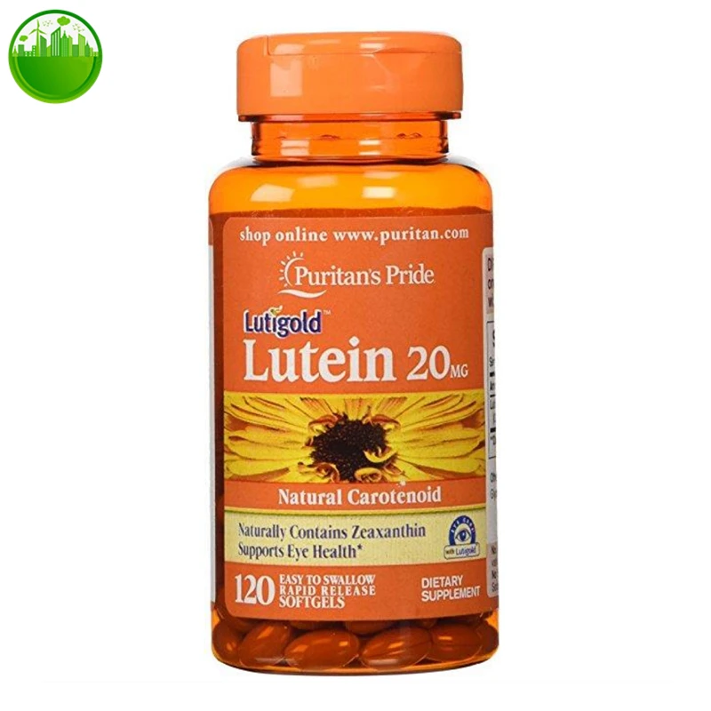 

US Puritans Pride Lutigold Lutein 20mg Natural Carotenoid Naturally Contains Zeaxanthin Supports Eye Health120 Pcs SOFTGELS