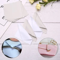 50pcs cleaning cloth polishing cloth wholesale jewelry polishing silver burnishing buffing clean tool jewelry cleaner