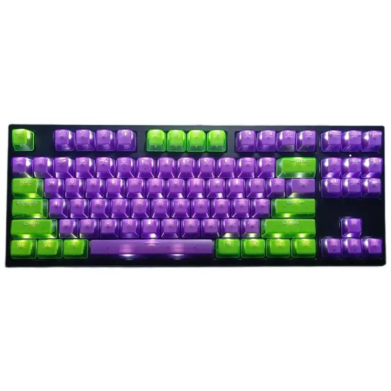 

Прозрачные колпачки для клавиш «сделай сам», 132 клавиш, для игровой механической клавиатуры, OEM профиль, ABS, прозрачная колпачок для клавиш с ...