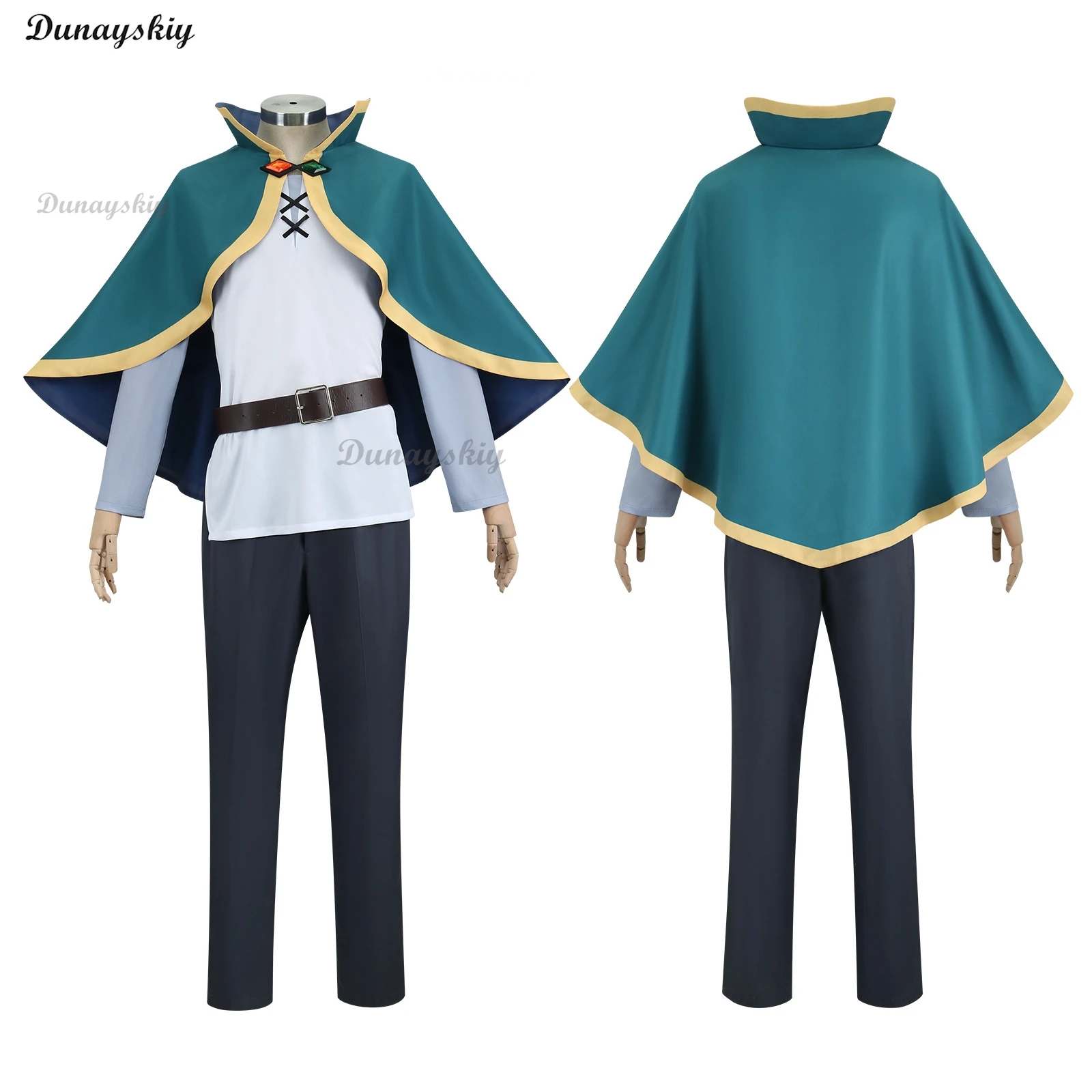 Сато Казума Косплей Костюм Аниме Kono Subarashi Sekai Ni Shukufuku Wo Парик Мужчины Хэллоуин