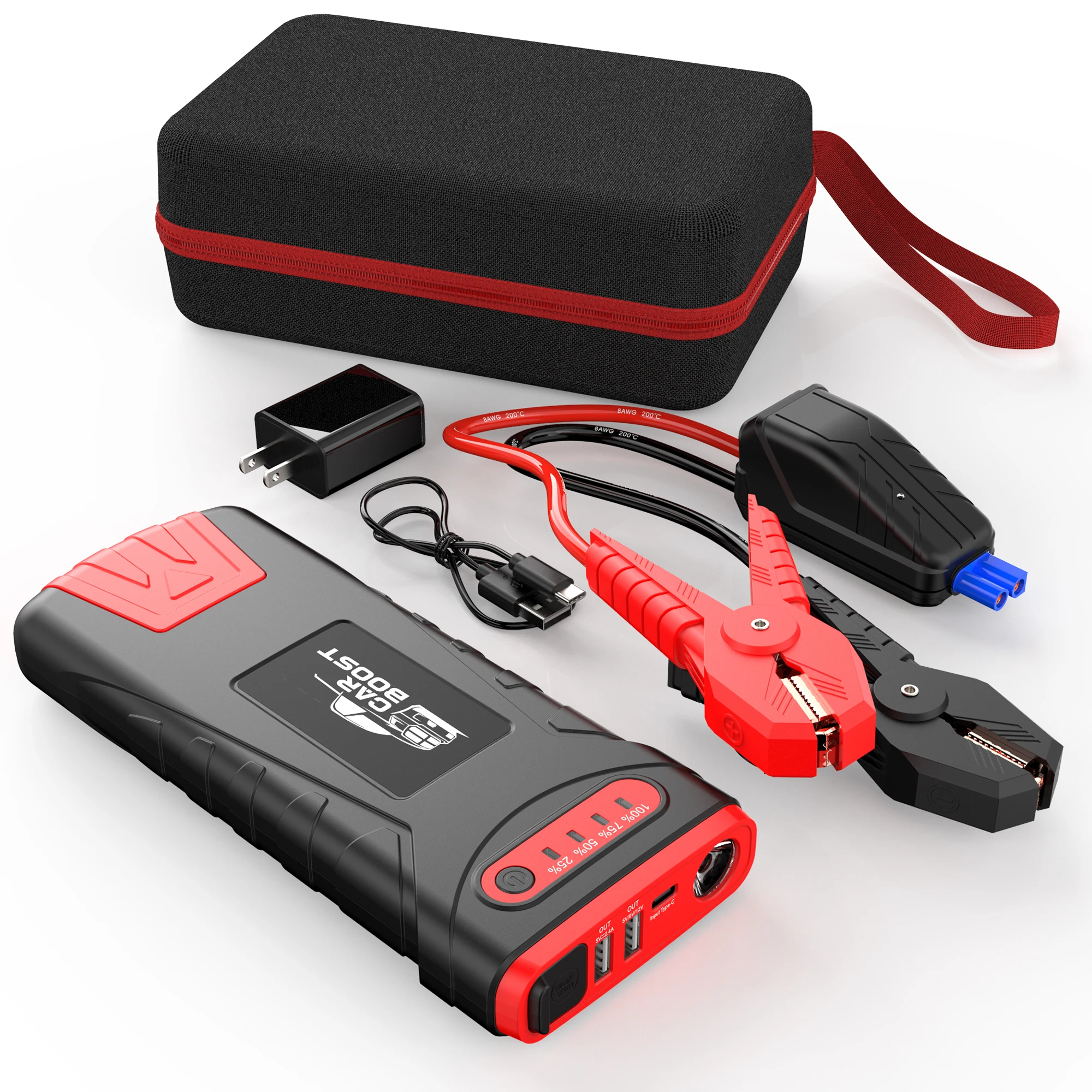

13800 mah dbpower auto eps jump starter 4000 amp car battery boost hd gb70 lead acid jump starter