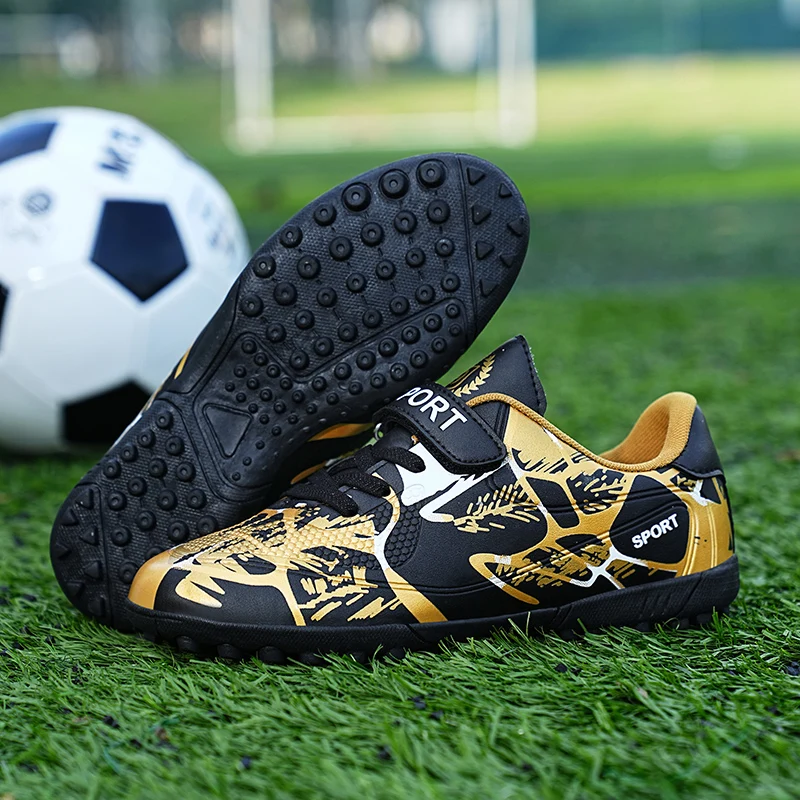 

Children chuteira society Messi Soccer shoes kids Wholesale Deals Football Boots Futsal Training Sports Sneakers Unisex shoes