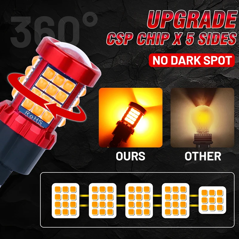 2 шт. 3157 3156 P27/7 Вт фонарь заднего хода задний тормоз