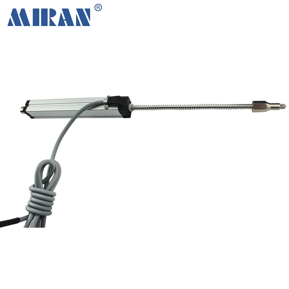 Miran KTR11 50-300mm New Design With Additional Protection Clamp Spring Self Return Linear Position Sensor Transducer Scale