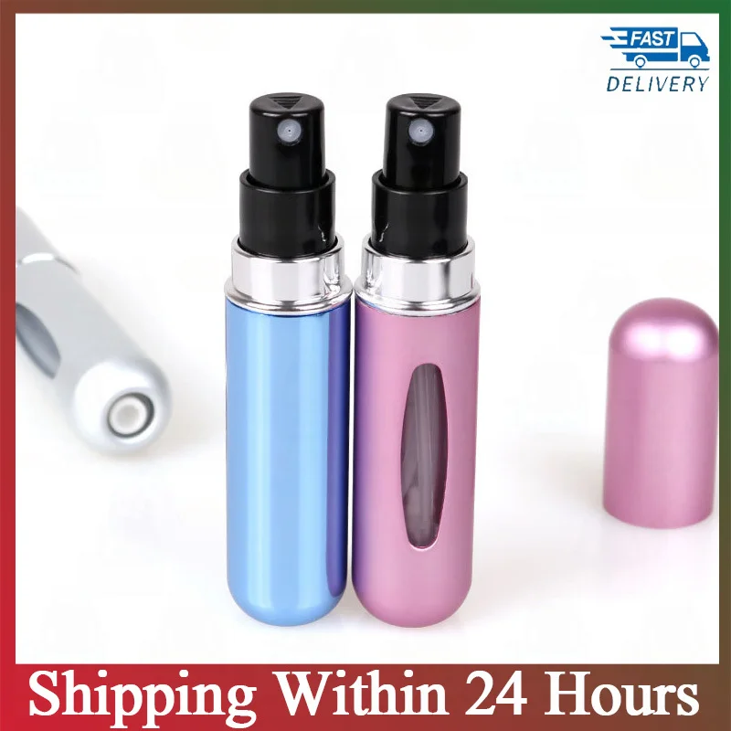 

8ml/5ML Perfume Bottle Crimping Tool Empty Perfume Bottle Spray Scent Pump Empty Cosmetic Containers Portable Atomizer Bottle