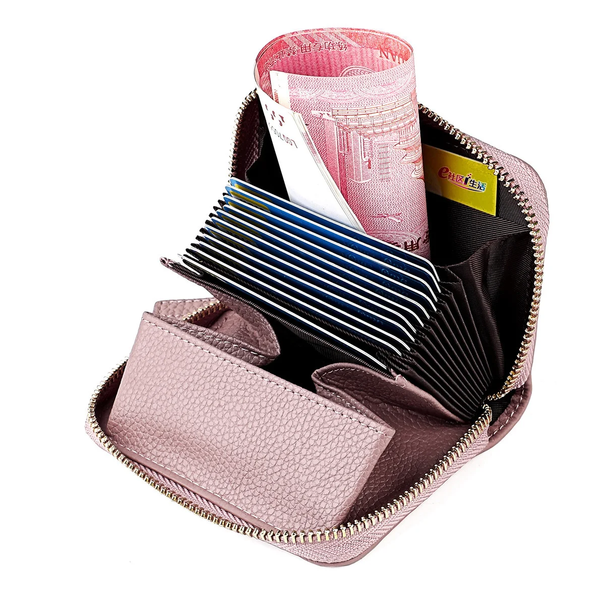 

Роскошный модный женский короткий кошелек на молнии, Женский кошелек из натуральной кожи с держателем для карт, дизайнерский Дамский кошелек 2023