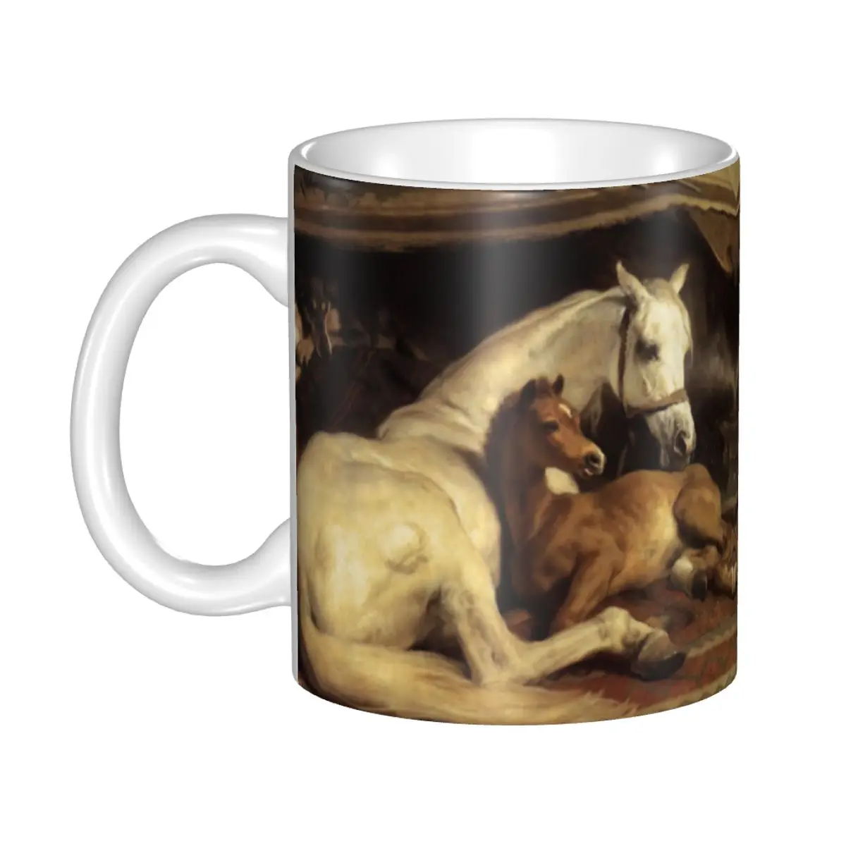 Сделай Сам Арабская палатка с лошадьми и другими животными керамические кружки