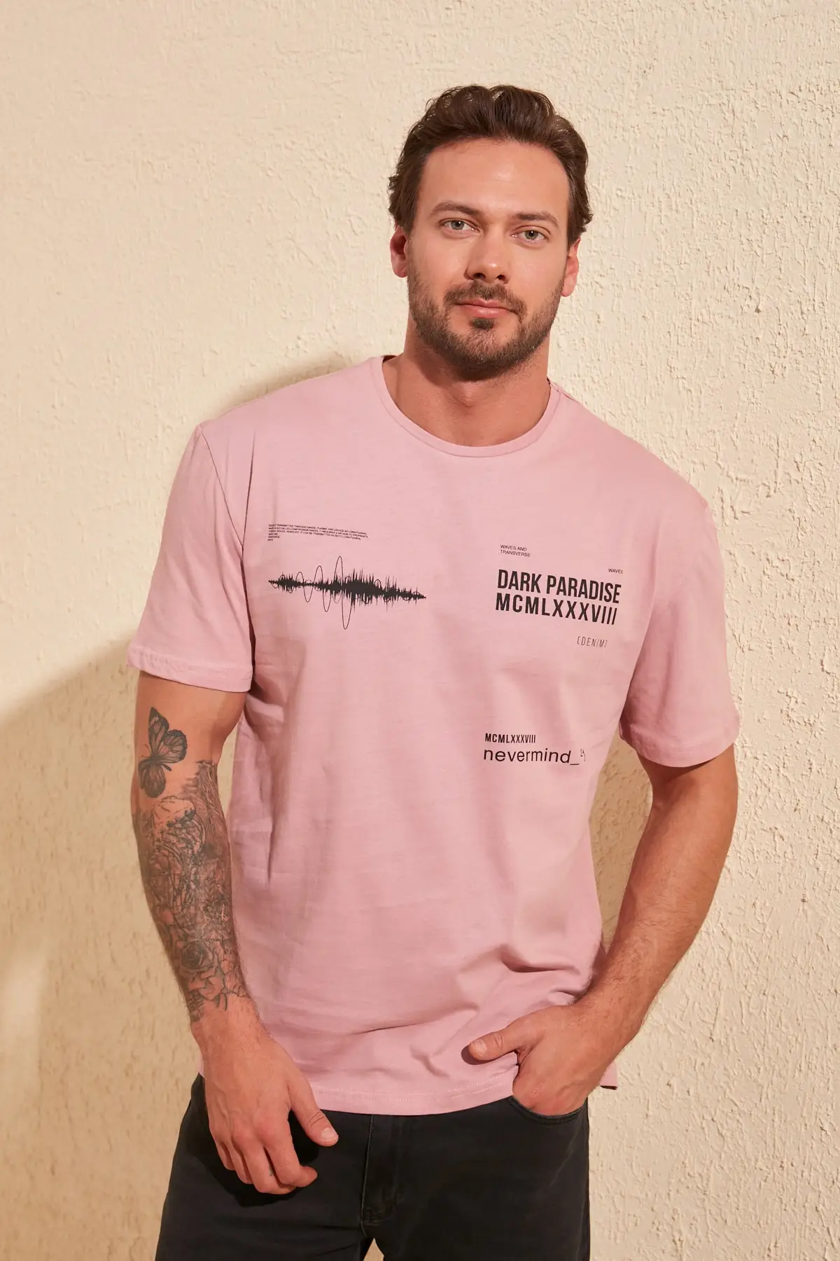 

Trendyol Male T-Shirt TMNSS20TS1097