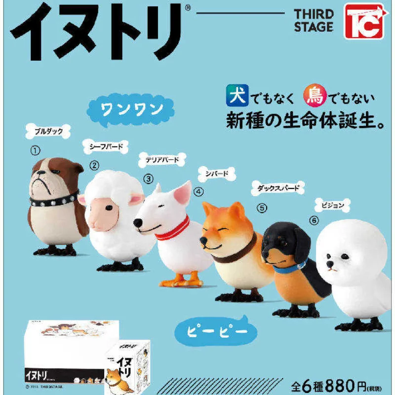 

Japanese Version Bird Dog Capsule Gashapon Ornament Toy Cute Kawaii Shiba Inu Husky Bull Terrier Corgi for Kids Gifts