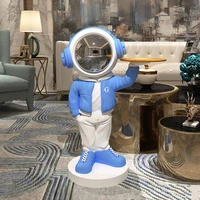 newcartoon astronautstatueliving room decorationfashion sculpturemodern arthome decorresin craftsgiftfigurine miniature