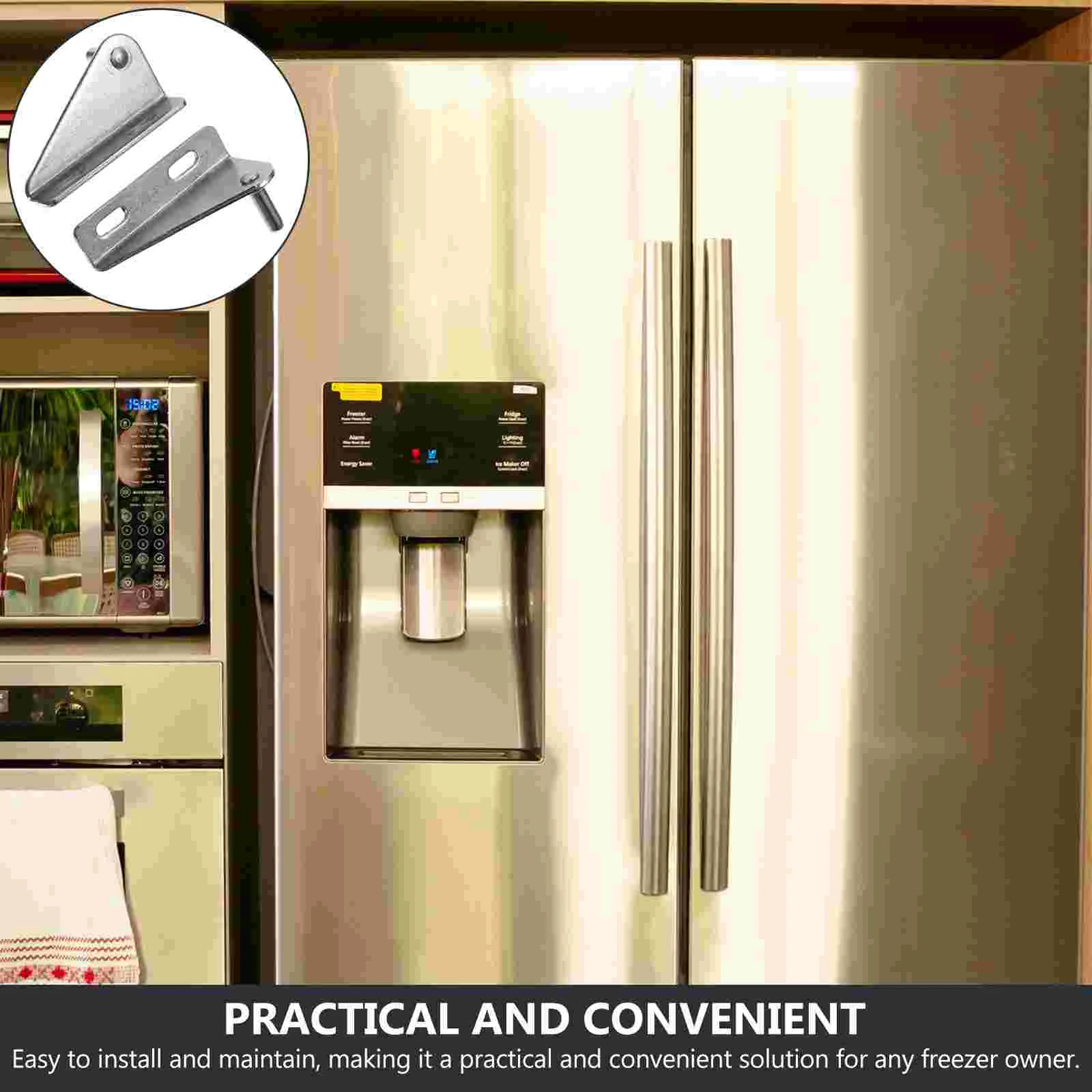 Дверной доводчик холодильника 2 шт. небольшая петля для морозильной камеры