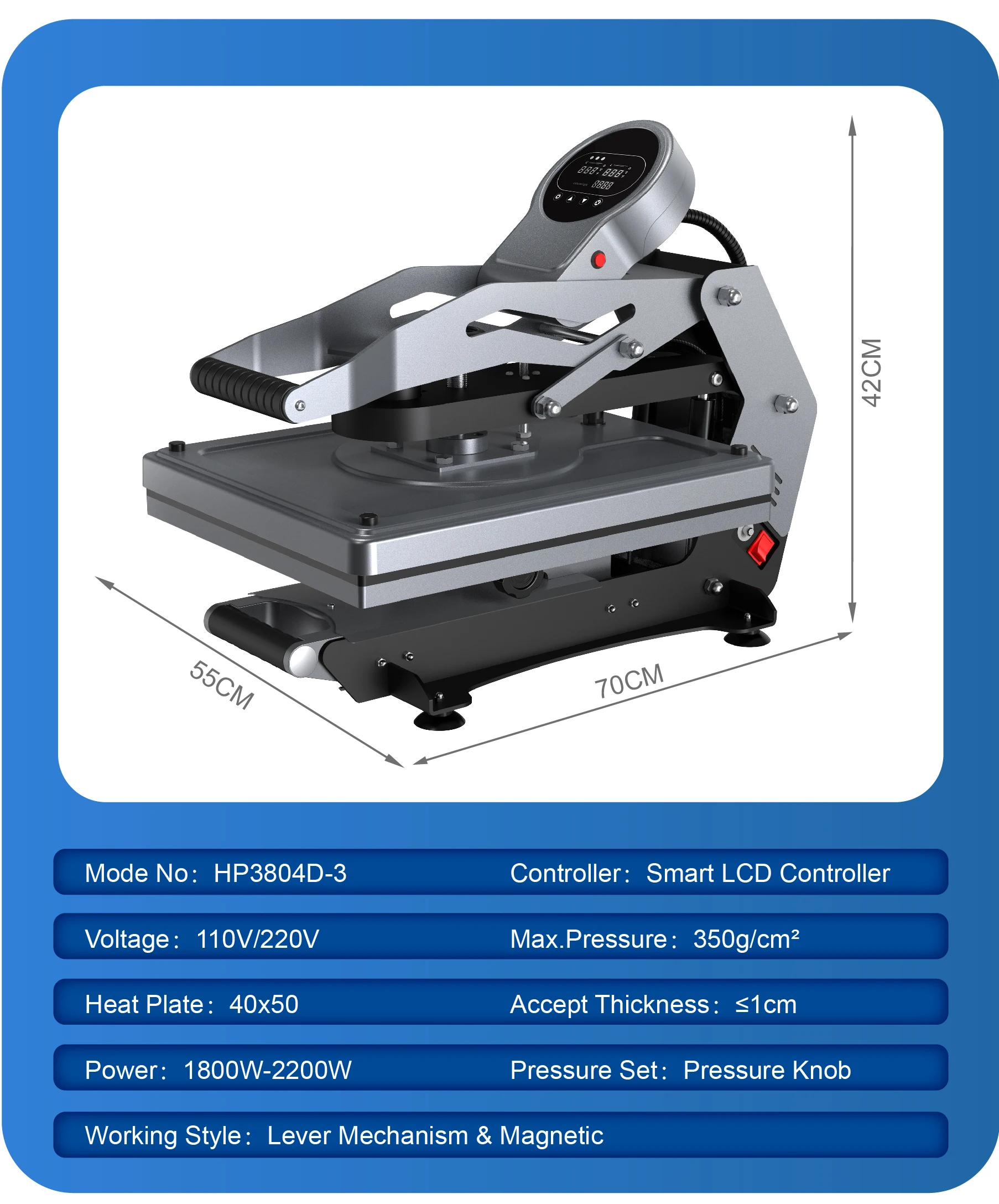 Nieנד 168X20 Раскладушка Полуавтоматизатор Термопресс-принтер Сублимационные