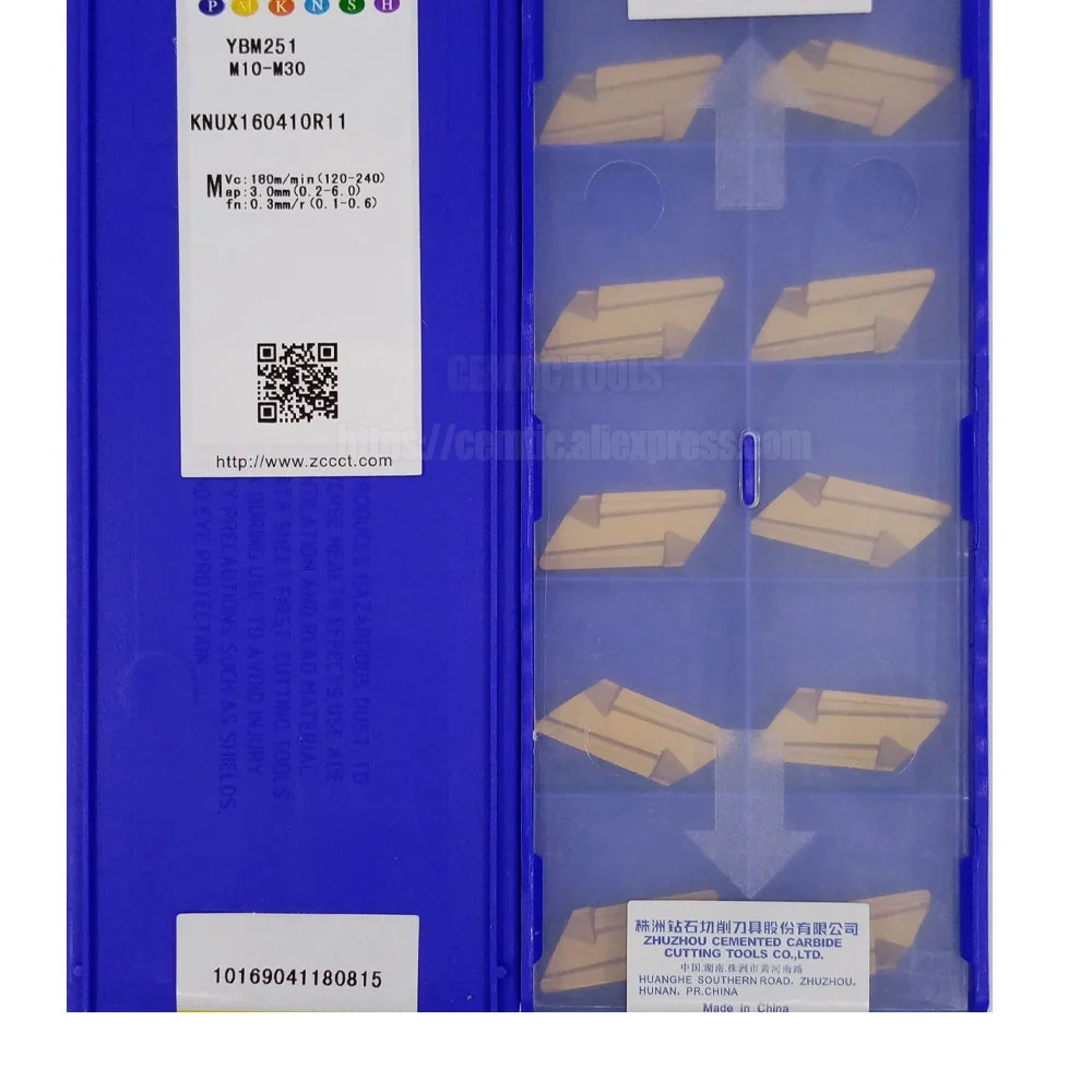 

ZCC YBM251 KNUX160410R11 KNUX160405L11 YBM251 100% оригинальный бренд CNC Blade
