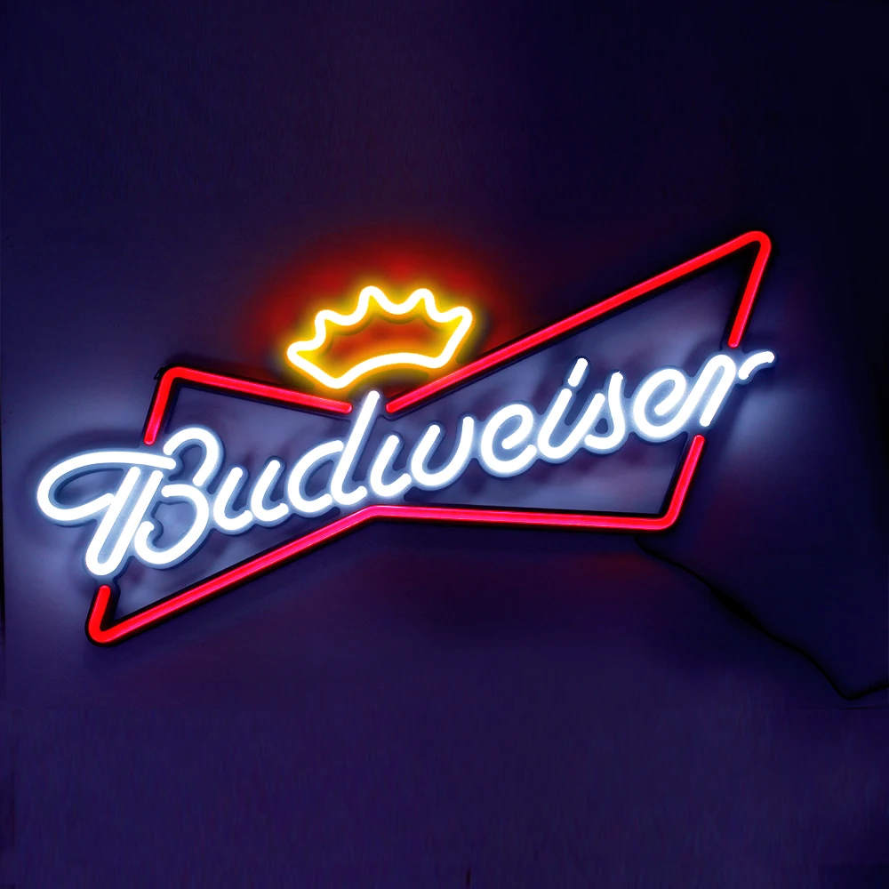 BAR bar club lighting sign LED open neon light beer king store window background decoration neon light