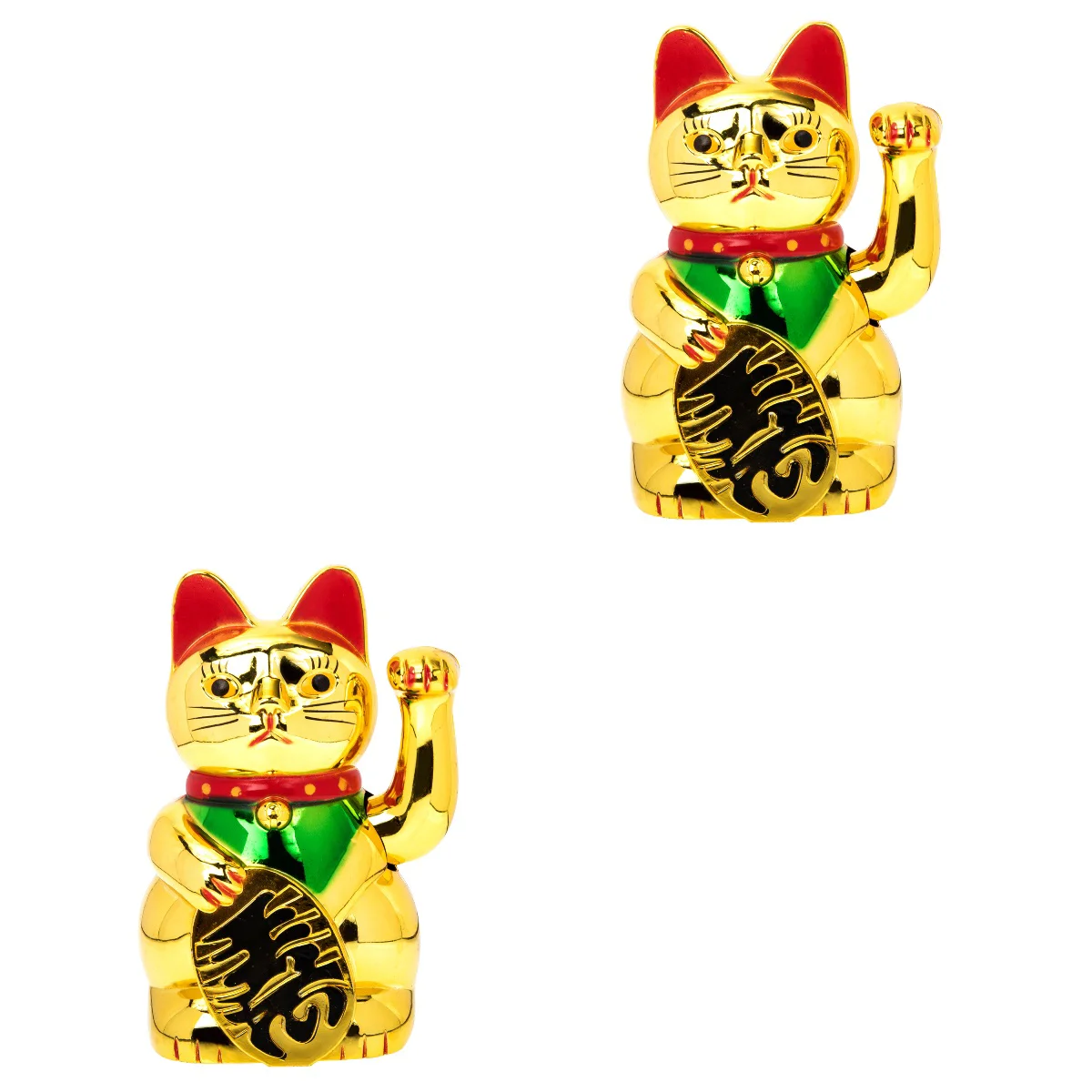 

Cat Lucky Waving Figurine Shui Feng Fortune Ornament Maneki Luck Neko Decoration Decor Statue Figure Decorations Figurines