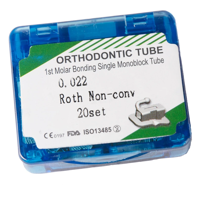 Drdent 80 шт. 1-я молярная склеивающая Одиночная моноблочная трубка ROTH MBT