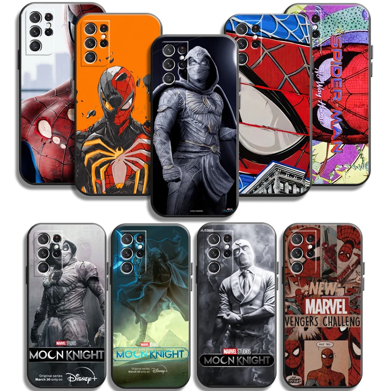 

Marvel Spiderman Phone Cases For Samsung Galaxy A51 4G A51 5G A71 4G A71 5G A52 4G A52 5G A72 4G A72 5G Carcasa Coque Funda