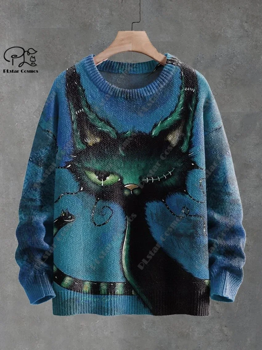 3D печать Хэллоуин пользовательская серия ужас призрак череп Ведьма черный Кот