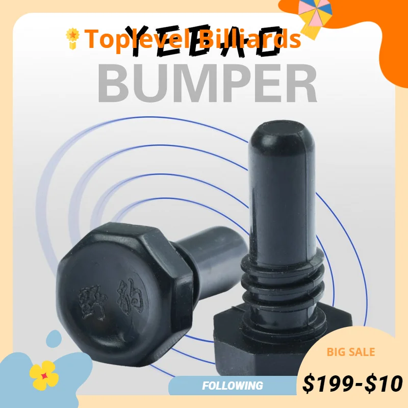 

YE BAO Bumper Billiard Cue Butt Connected Extension For Snooker Cue Replacement Bumper Press-Fit Bumper Billiard Accessories