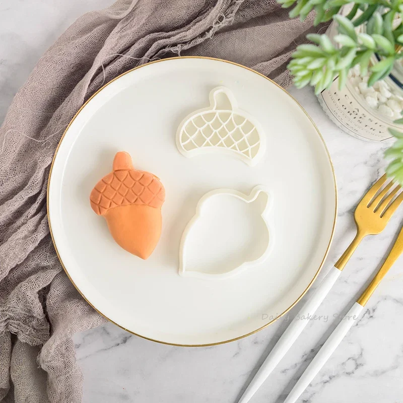 1 шт. милая белка сосновая шишка каштановый узор форма для печенья масло