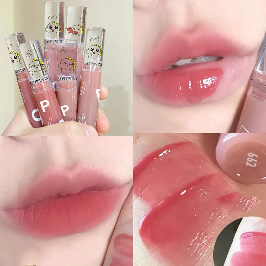 

6 Colors Sexy Matte Lipsticks Waterproof Lip Gloss Long Lasting Non-Stick Cup Cheap Liquid Lipstick Korean Makeup Cosmetics