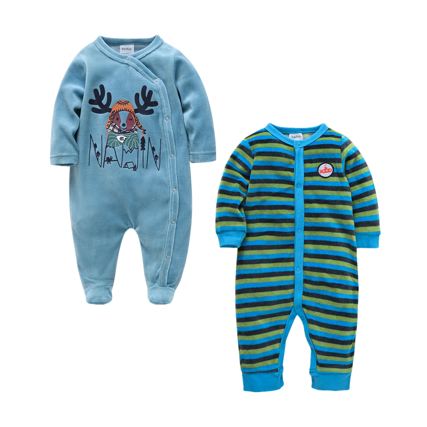 0-12Months Baby Pajamas Newborn Girls&Boys Christmas Kids Clothes Long Sheeve 1/2Piece Infant Clothing Pyjamas Overalls Cheap