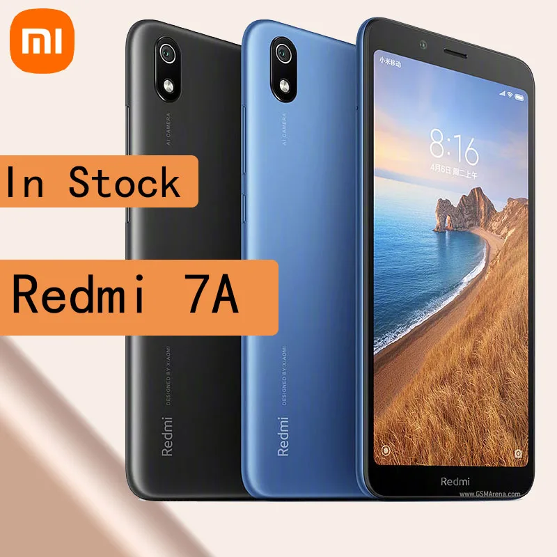 celular Xiaomi Redmi 7A smartphone 5.45 inch 4000mAh ed Global firmware Dual SiM Face ID 4G Android smartphone